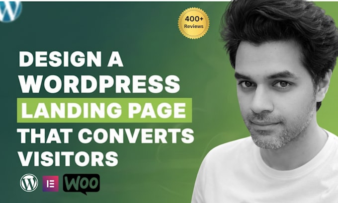 design a wordpress landing page that converts visitors