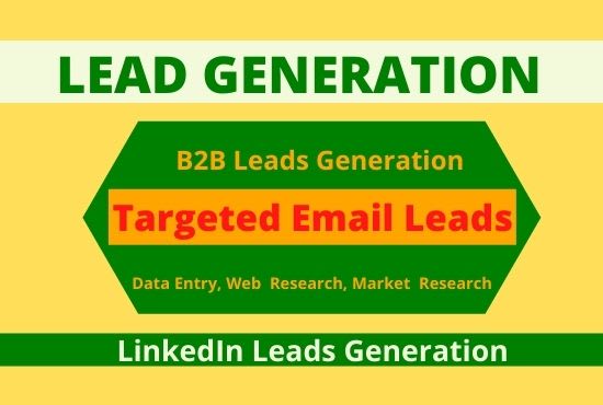 do linkedin lead generation, email list building, b2b lead generation