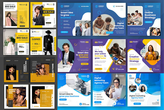 Design social media posts and canva templates by Alphabytesab | Fiverr