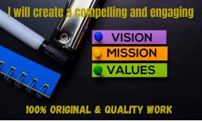 write compelling mission and vision statement for your business