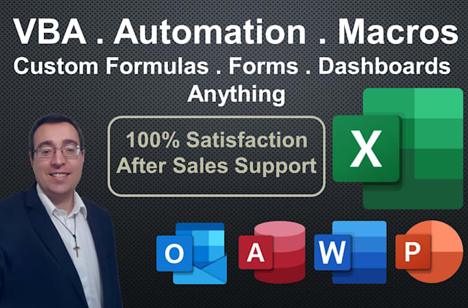Do excel access word powerpoint vba macros automation by Marcv34 | Fiverr