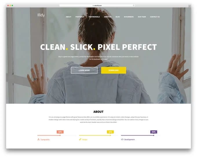 create an attractive wordpress website