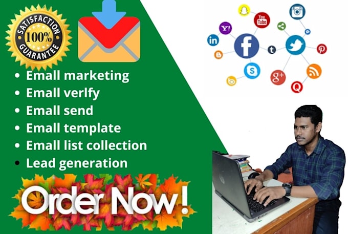 bulk email marketing, collect verify and send lead generation