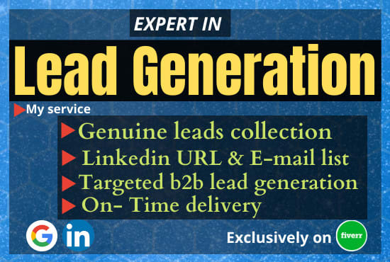 collect targeted b2b lead generation and email list for you