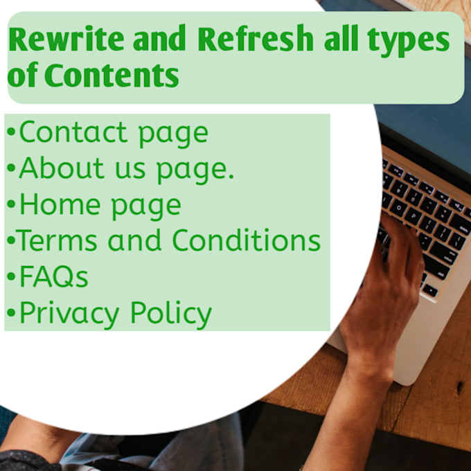 manually rewrite bulk articles, and website contents
