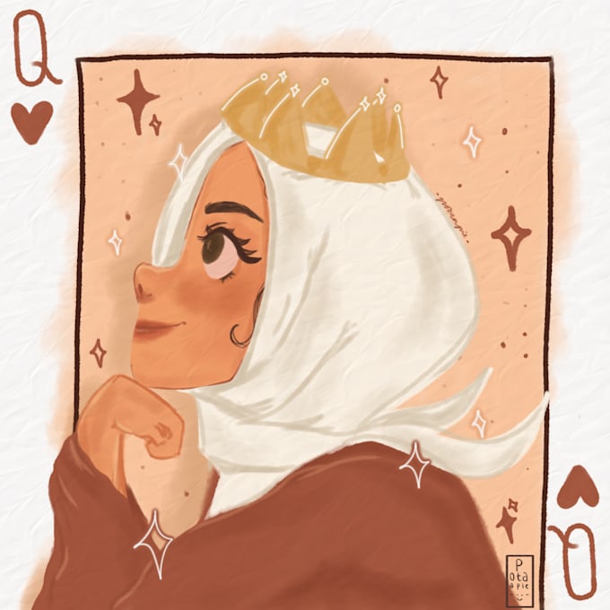 draw a cute character illustration