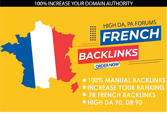 do SEO and create da 70 guest post do follow french backlinks