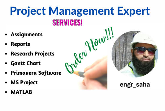 I will do project management assignment using ms project and make gantt chart