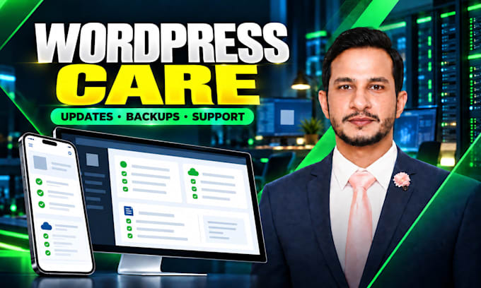 maintain your wordpress website with monthly care