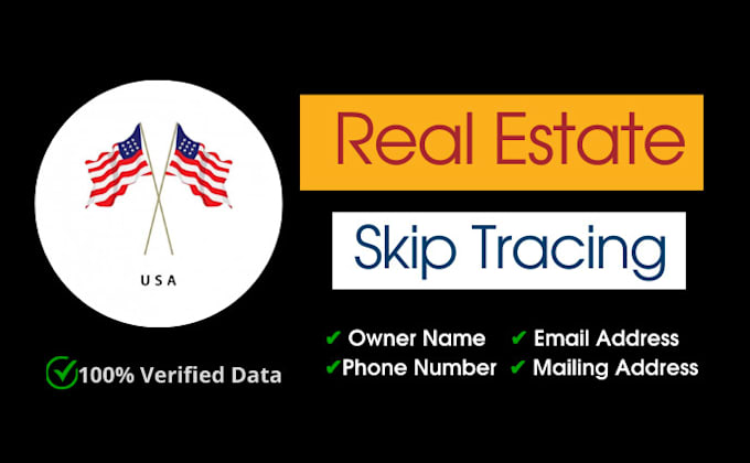 do skip tracing for US real estate properties