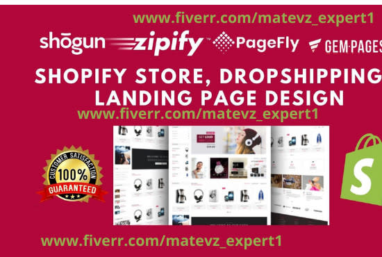 create shopify ecommerce websites with shogun gempages pagefly or zipify