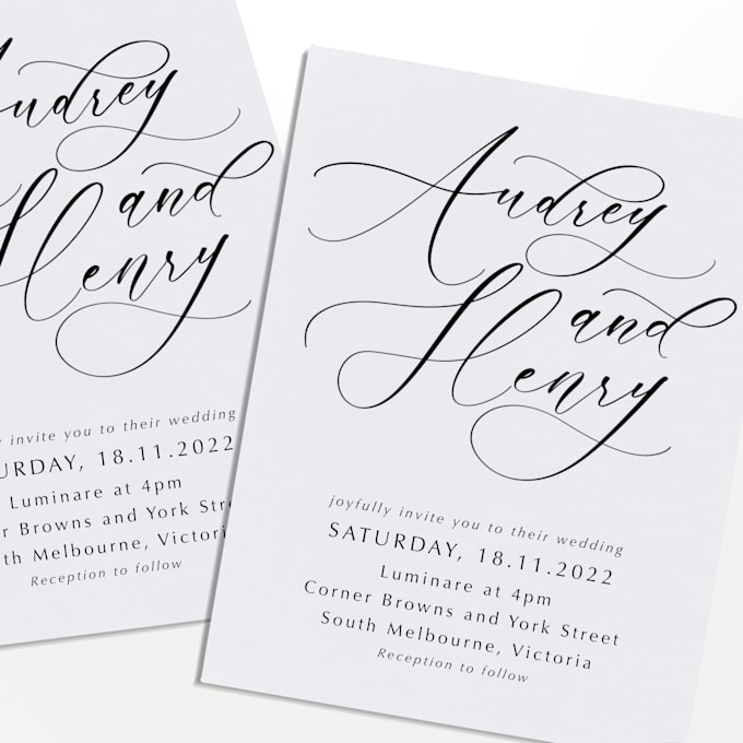 design calligraphy couple name for wedding invitation