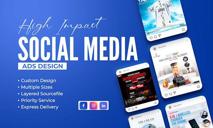 design high impact social media ads and standout images