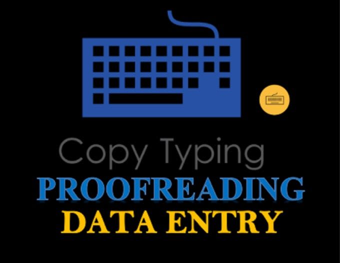 professional proofreading, editing and data entry fast and furious