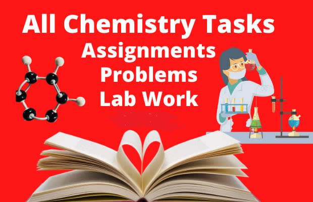 do organic, inorganic and general chemistry tasks
