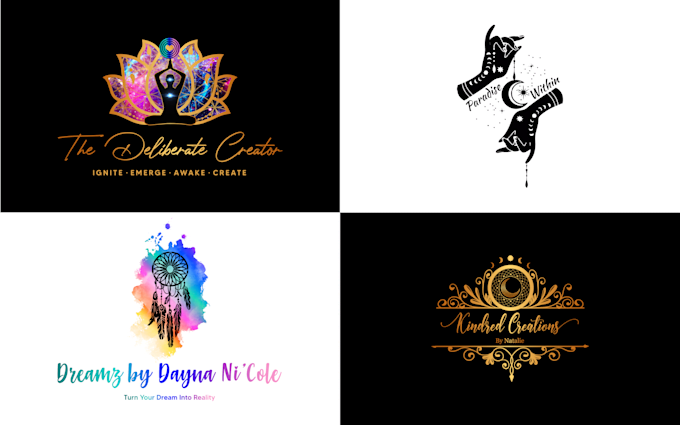 do sacred geometry and mystical mandala logo design