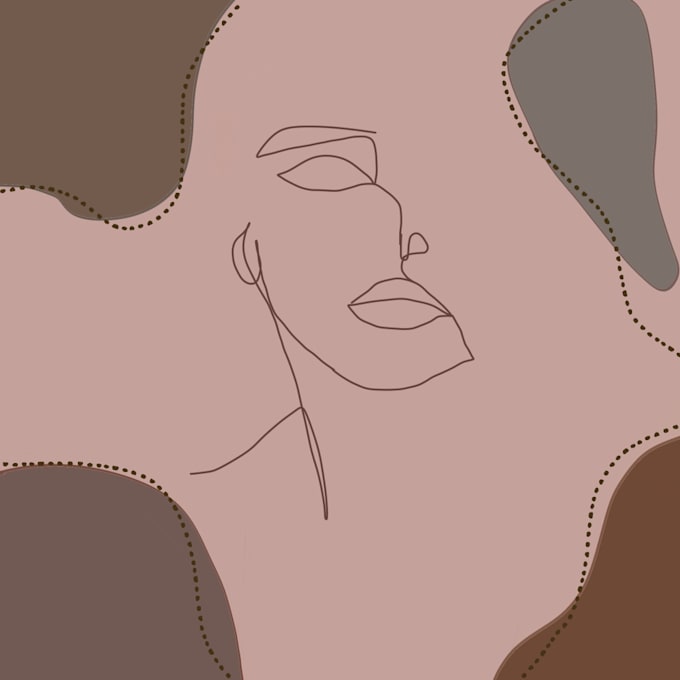 create art line portrait