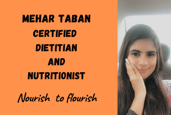 Hire a freelancer to be your dietitian and make your  customized diet plan
