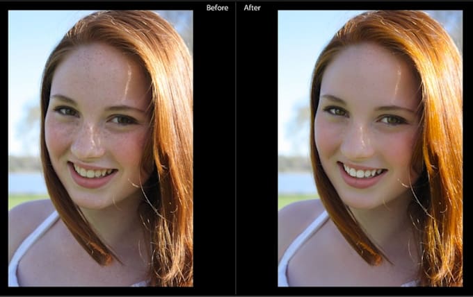 edit five photos in Lightroom