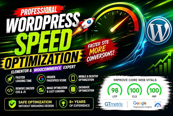 do wordpress speed optimization, woocommerce speed optimization
