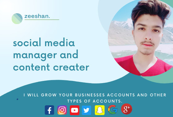 be your social media manager and content creator