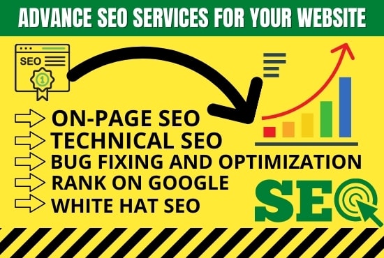 do on page and technical SEO optimization on your website