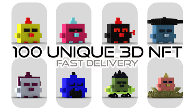 create stunning 3d voxel models