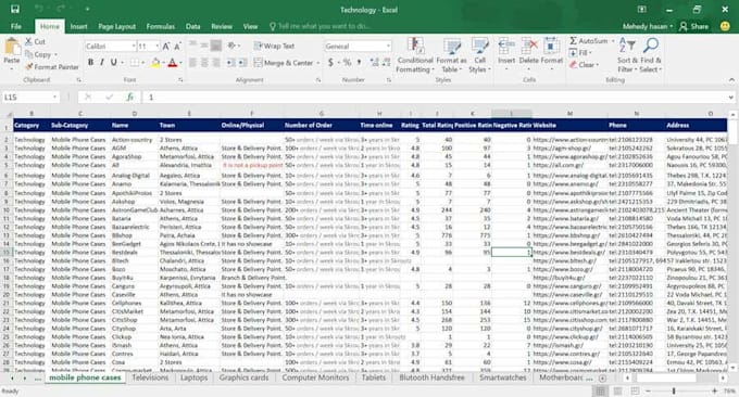 Data entry data conversion ms office by Saatwik1 | Fiverr
