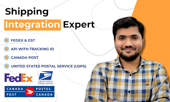 integrate fedex, ups API with tracking id, po into your app