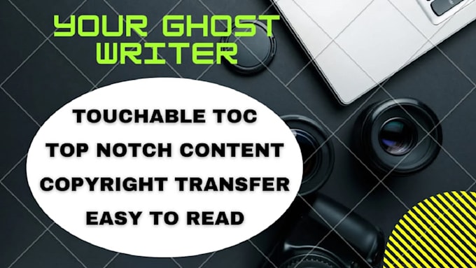 be your ghostwriter, ebook writer and content writer