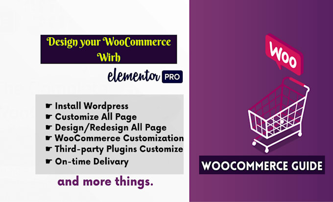 custom wordpress website design by elementor or elementor pro