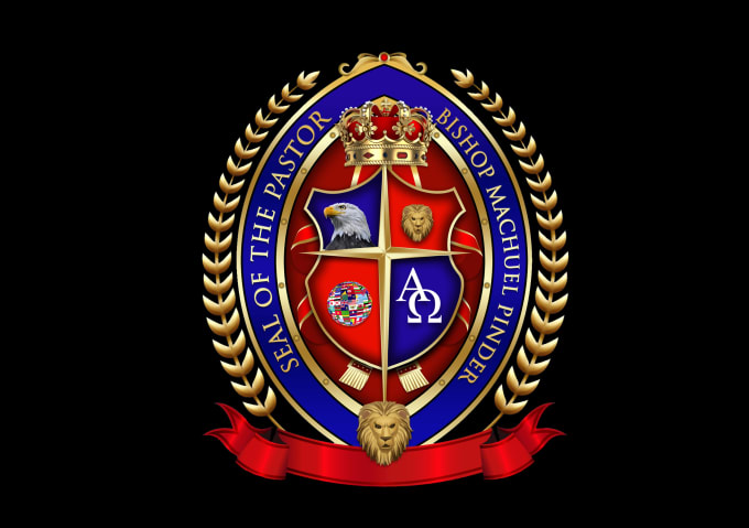 Create a church seal logo apostle or bishop seal design by Great act