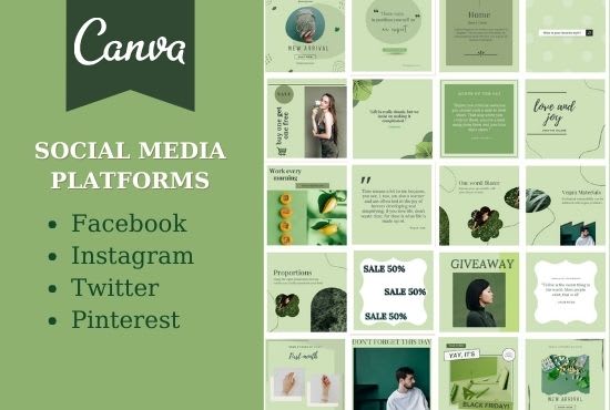 Design instagram template and social media posts in canva by Linh ...
