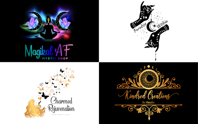 create sacred geometry logo and spiritual mystical designs