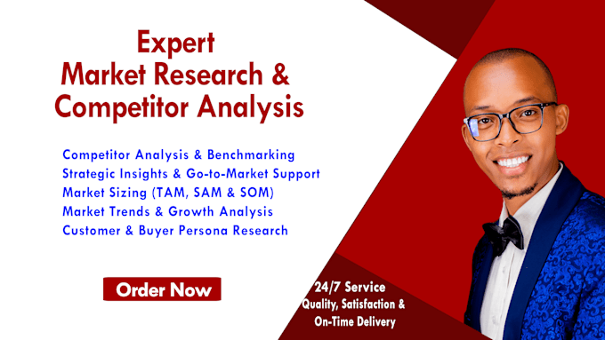 create professional market research reports and competitor analysis