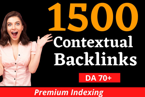 I will high authority white hat contextual SEO backlinks service