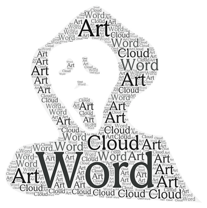 Do typography design and word cloud art by Naeem179 Fiverr