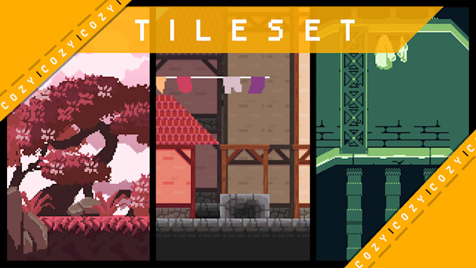 create pixel art tileset for your game