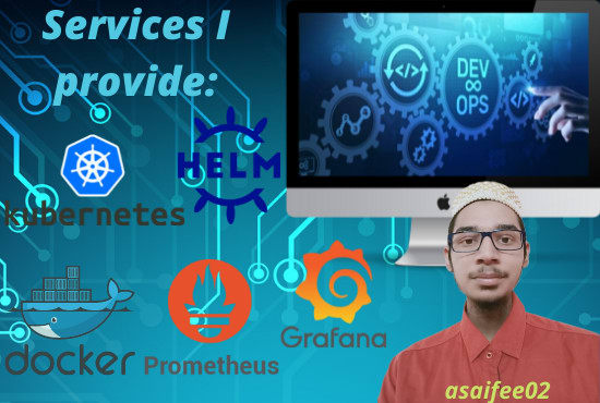 be your devops, kubernetes, docker, helm, cicd, infrastructure as code engineer