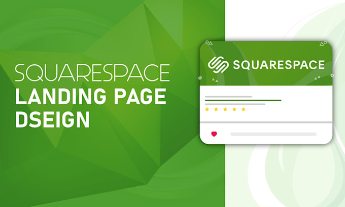 design squarespace landing page with squarespace builder