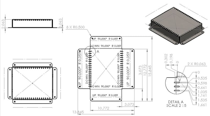 make a sheet metal design part or assembly