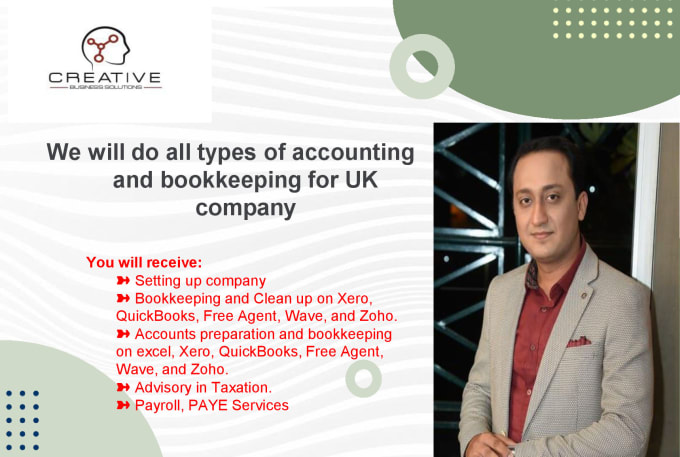 Hire a freelancer to do all types of accounting and bookkeeping for UK company