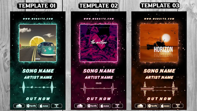 create stunning audio spectrum or music visualizer promo