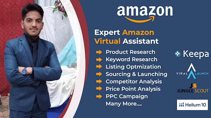 be your amazon virtual assistant and amazon fba VA