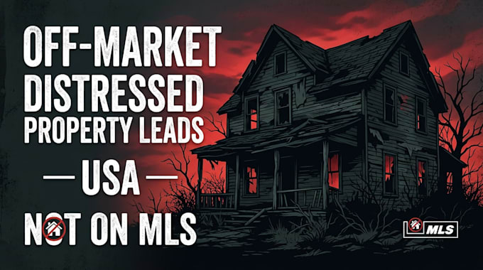 find off market distressed property leads USA wholesale