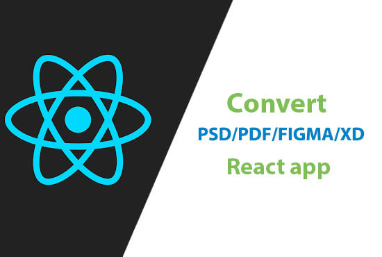 figma, PSD, xd, PDF to react app