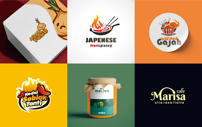 design restaurant logo, food and beverage, cafe