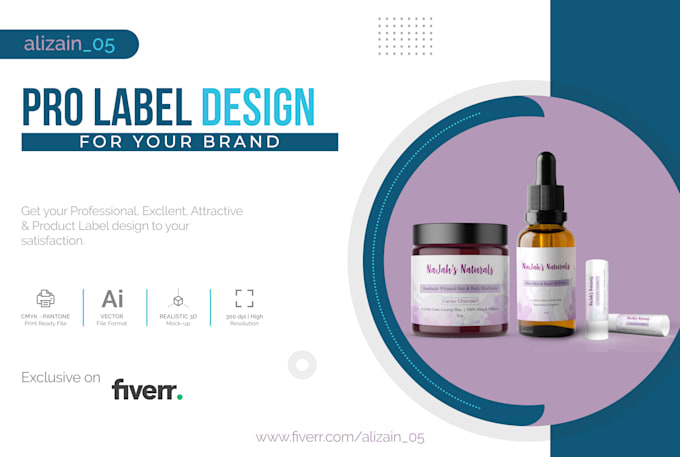 do product packaging label design cosmetic label and sticker