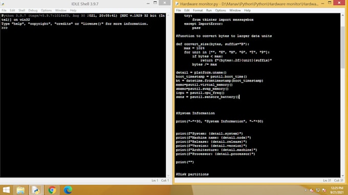 Do basic codes for you in python by Manav_suresh | Fiverr