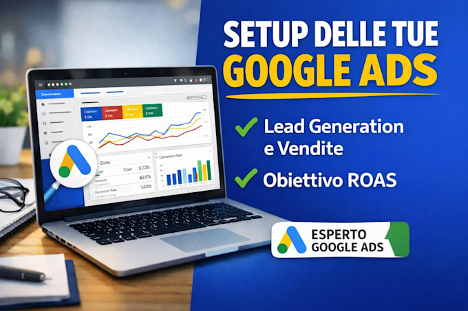 set up google ads campaigns, in italian